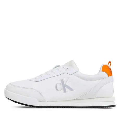 Calvin Klein Jeans Low Profile Oversized Mesh Trainer YM0YM00623 - WHT - Shoes