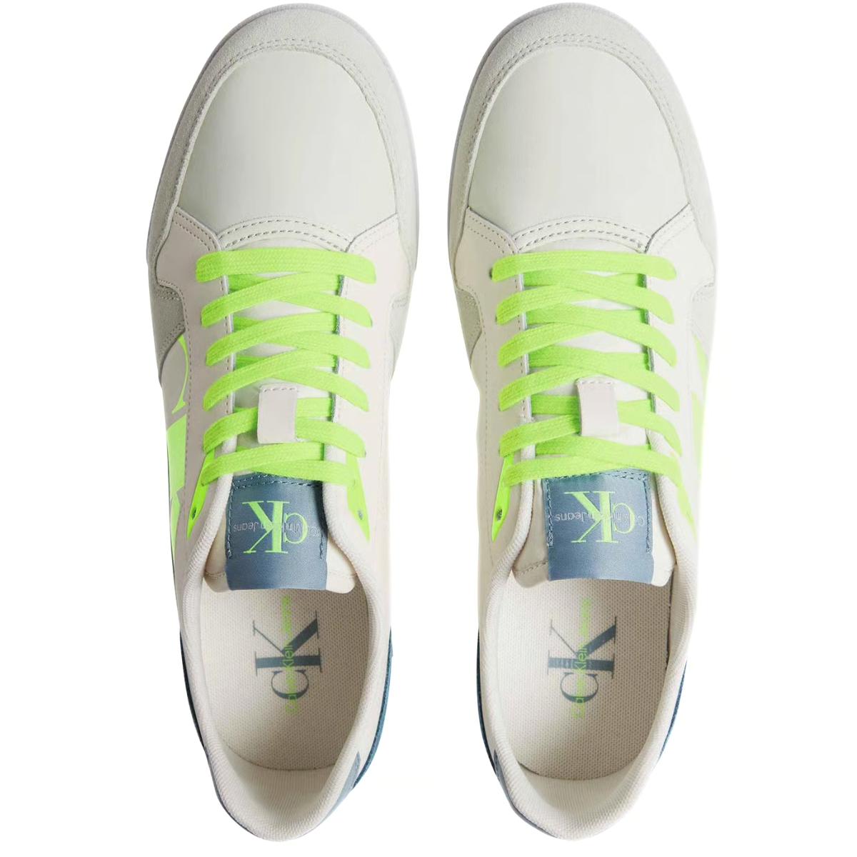 Calvin Klein Jeans Low Profile Runner Mod Vint Trainer YM0YM00695-WHT