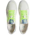 Calvin Klein Jeans Low Profile Runner Mod Vint Trainer YM0YM00695-WHT