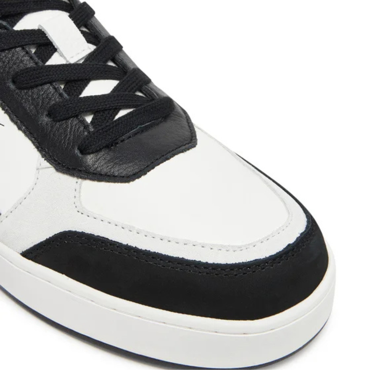 Calvin Klein Jeans Multicolor Leather Basketball TennisYM0YM01308 - WHTBLK