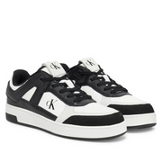 Calvin Klein Jeans Multicolor Leather Basketball TennisYM0YM01308 - WHTBLK - White-Black / 44