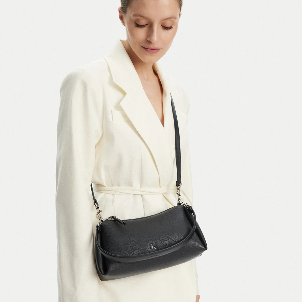 Calvin Klein Jeans Pleat Small Shoulder-bag Women - BLK - Black