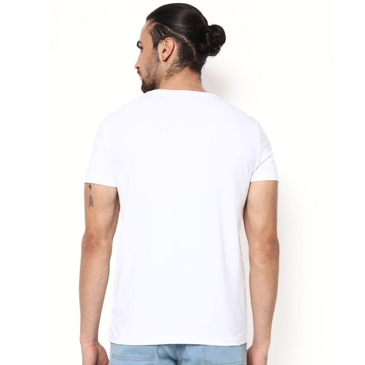 Calvin Klein JEANS Printed Slim Fit Crew-Neck T-shirt