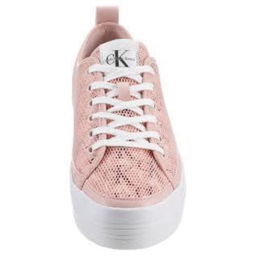 Calvin Klein Jeans Recycled Platform Logo Trainers Women - PNK - Shoes