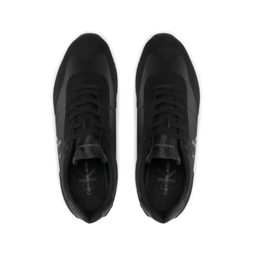 Calvin Klein Jeans Retro Runner 1 Sneakers Men YM0YM00385-BLKBLK - 45 / Black/ Black