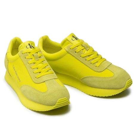 Calvin Klein Jeans Retro Runner 1 Sneakers Men YM0YM00385-YEL - 46 / Yellow