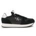 Calvin Klein Jeans Retro Runner Laceup REFL Trainer YM0YM00742-BLKWHT - 41 / Black/ White