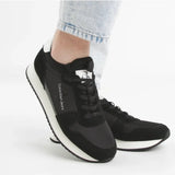 Calvin Klein Jeans Retro Runner Laceup REFL Trainer YM0YM00742-BLKWHT