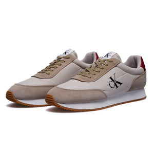 Calvin Klein Jeans Retro Runner Laceup SU - NY Mono Trainer YM0YM00804 - BEGRED - Shoes