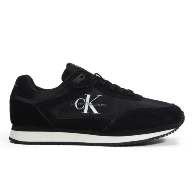 Calvin Klein Jeans Retro Runner Laceup Trainer Men - BLK - 40 / Black - Shoes