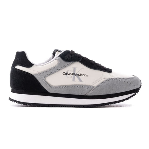 Calvin Klein Jeans Retro Runner Laceup Trainer Women - WHTGRY - Shoes
