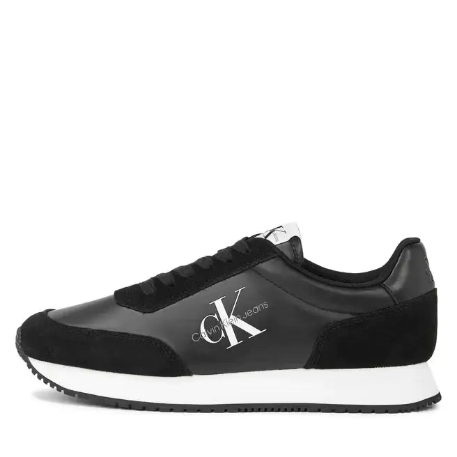 Calvin Klein Jeans Retro Runner Low Laceup Ny Pearl YW0YW01056 - BLK - Shoes