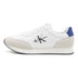 Calvin Klein Jeans Retro Runner Low Mix MTL Trainer - WHTBLU - 43 / White