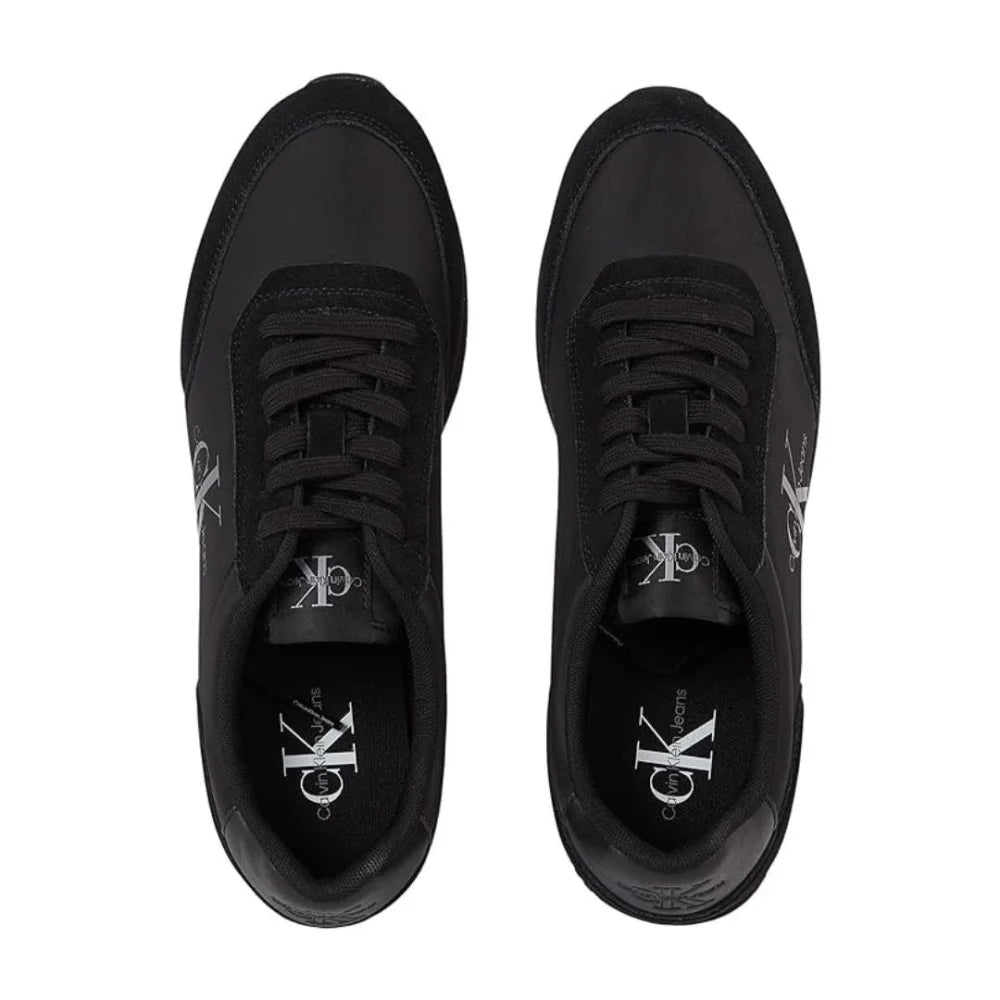 Calvin Klein Jeans Retro Runner SU - NY Mono Trainer - BLKBLK - Shoes