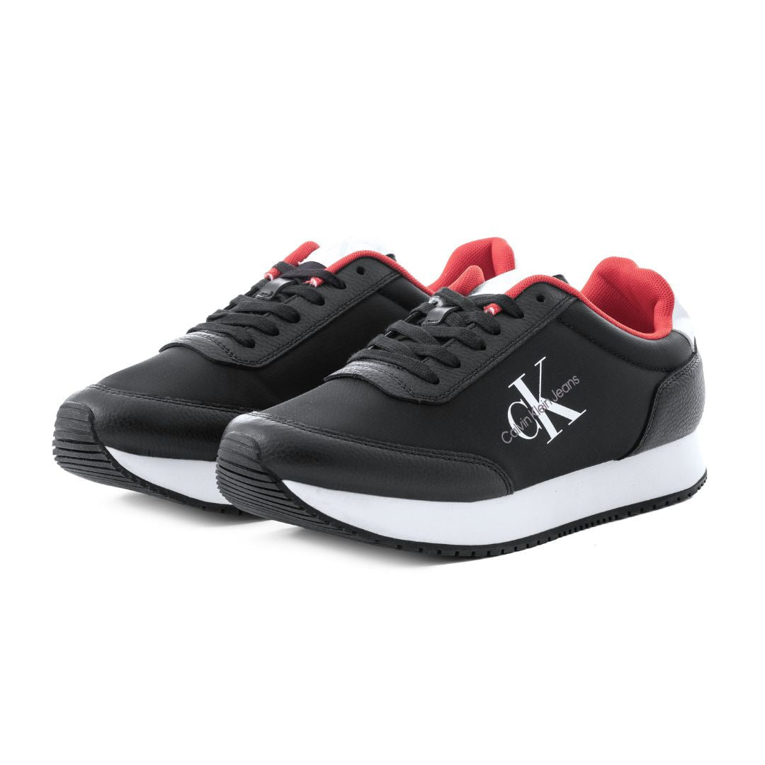 Calvin Klein Jeans Retro Runner SU-NY Mono Trainer - BLKRED