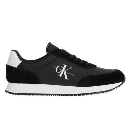 Calvin Klein Jeans Retro Runner SU - NY Mono Trainer - BLKWHT - 42 / Black/ White - Shoes