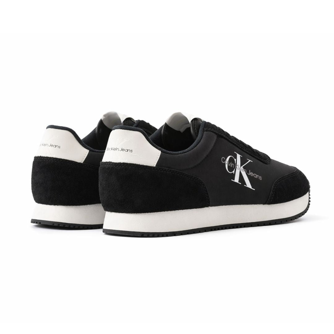 Calvin Klein Jeans Retro Runner SU-NY Mono Trainer - BLKWHT