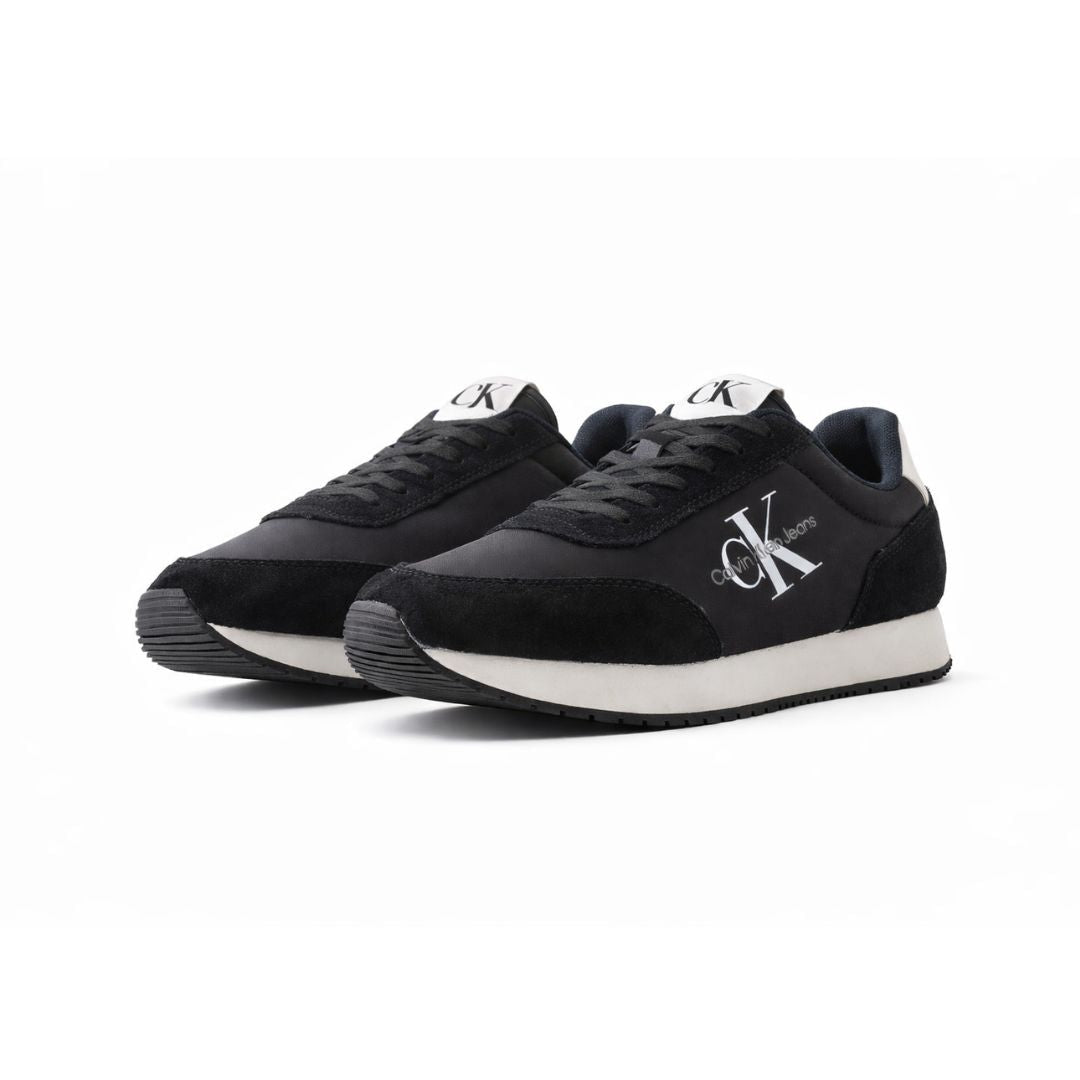 Calvin Klein Jeans Retro Runner SU-NY Mono Trainer - BLKWHT