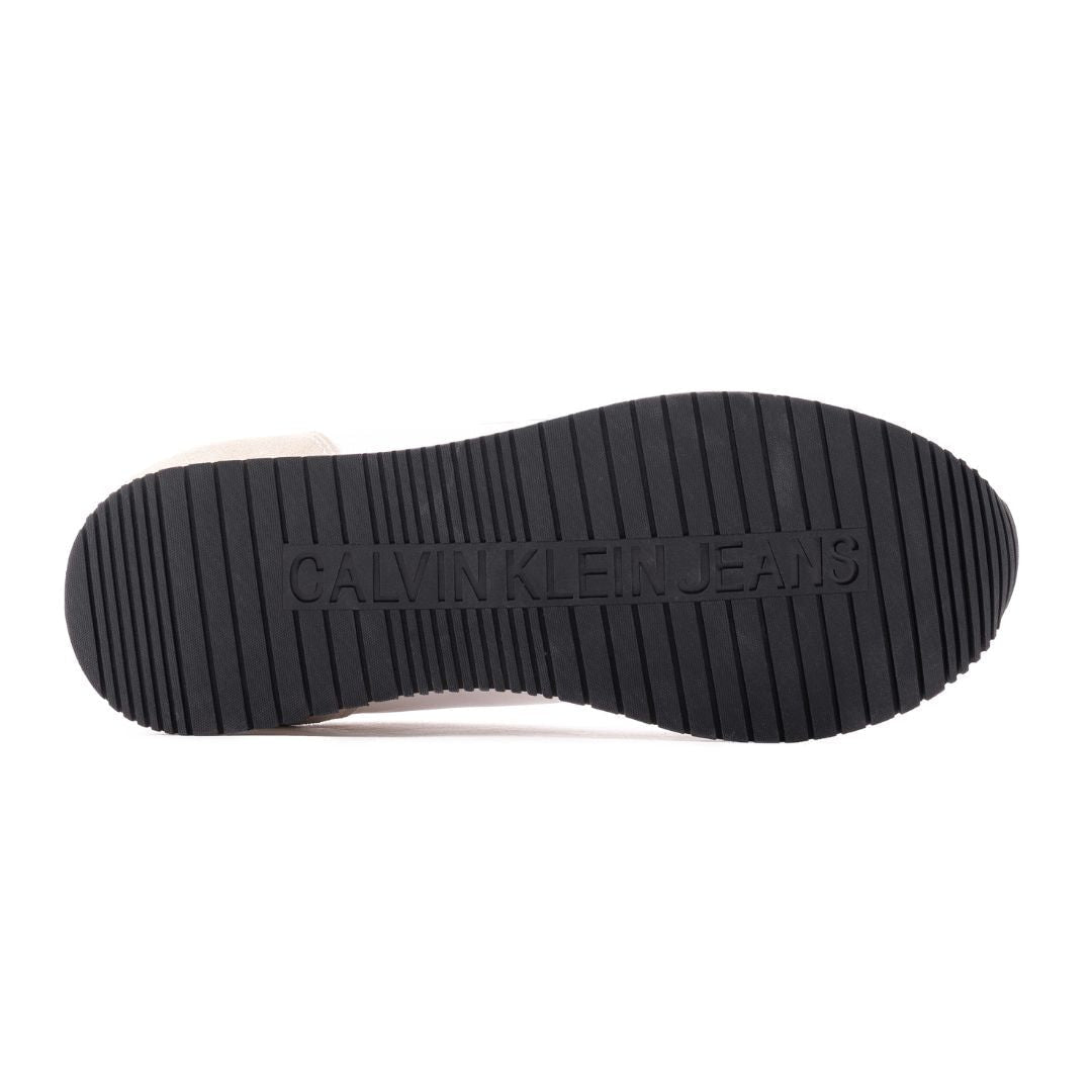 Calvin Klein Jeans Retro Runner SU-NY Mono Trainer - WHTBEGBLK