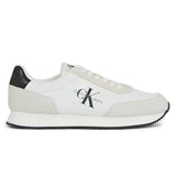 Calvin Klein Jeans Retro Runner SU-NY Mono Trainer - WHTBLK - 40 / Black/ White