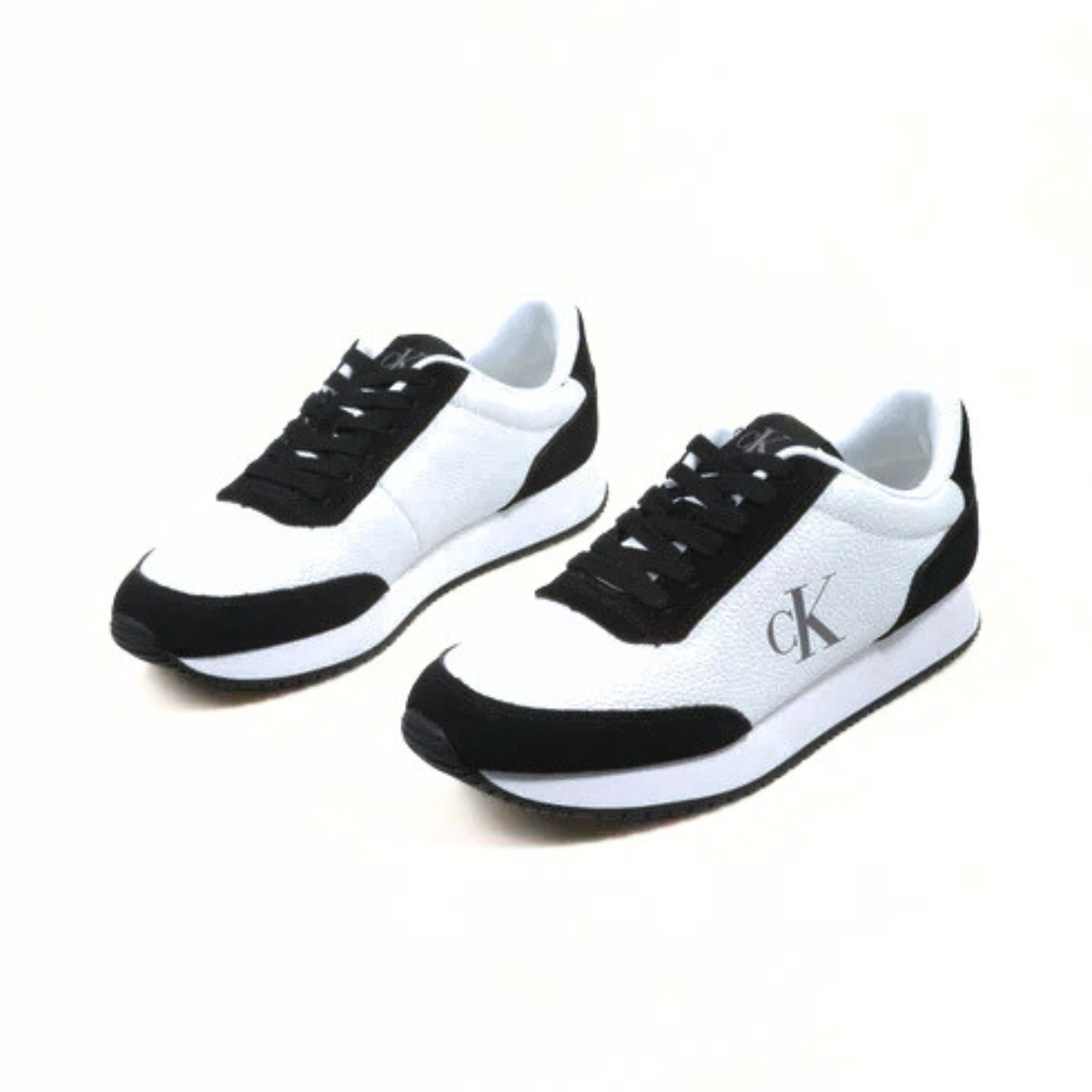 Calvin Klein Jeans Retro Runner SU-NY Mono Trainer - WHTBLK