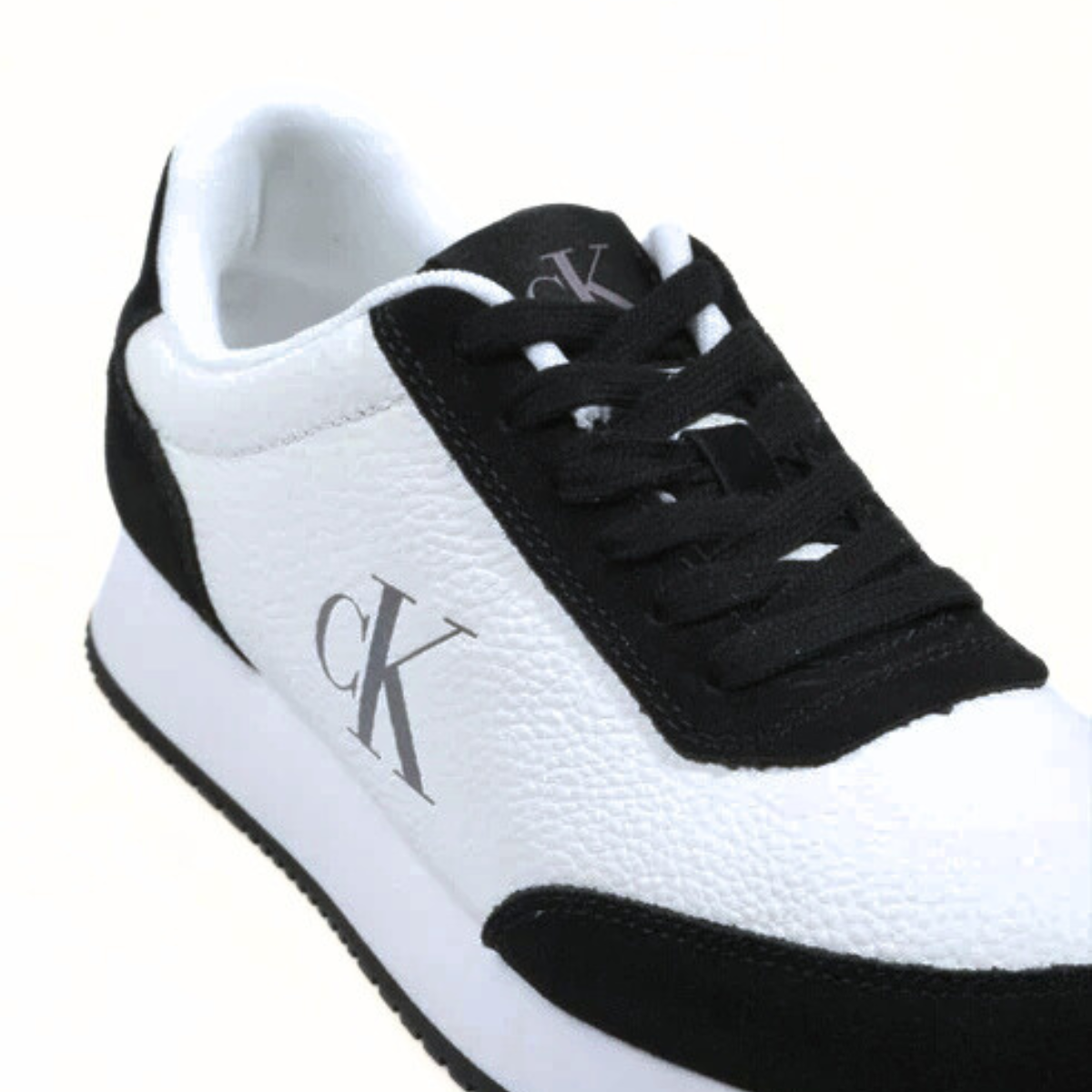 Calvin Klein Jeans Retro Runner SU-NY Mono Trainer - WHTBLK