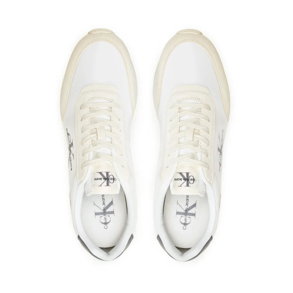 Calvin Klein Jeans Retro Runner SU-NY Mono Trainer - WHTGRY