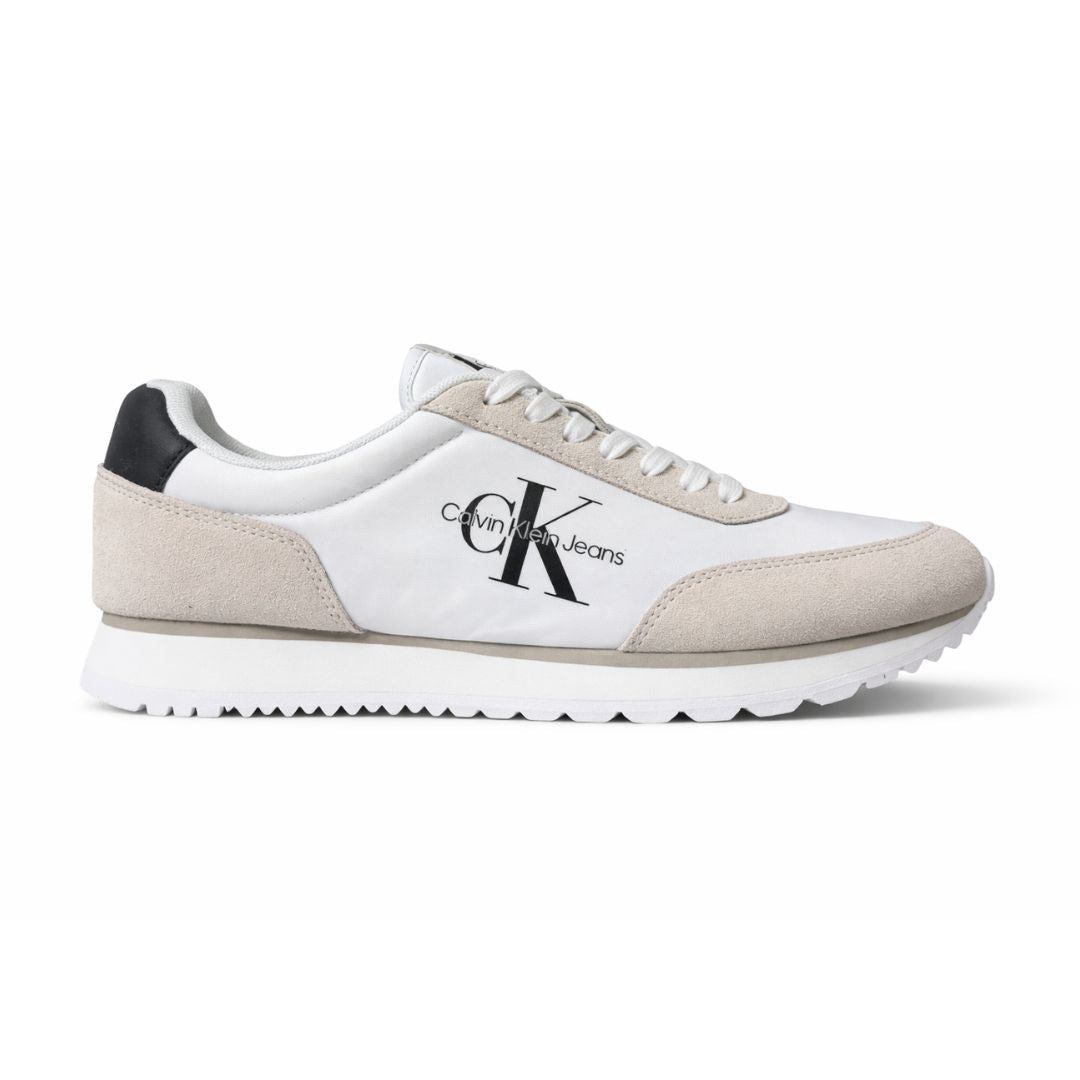 Calvin Klein Jeans Retro Runner SU-NY Mono Trainer - WHTGRY - White-Gray / 41