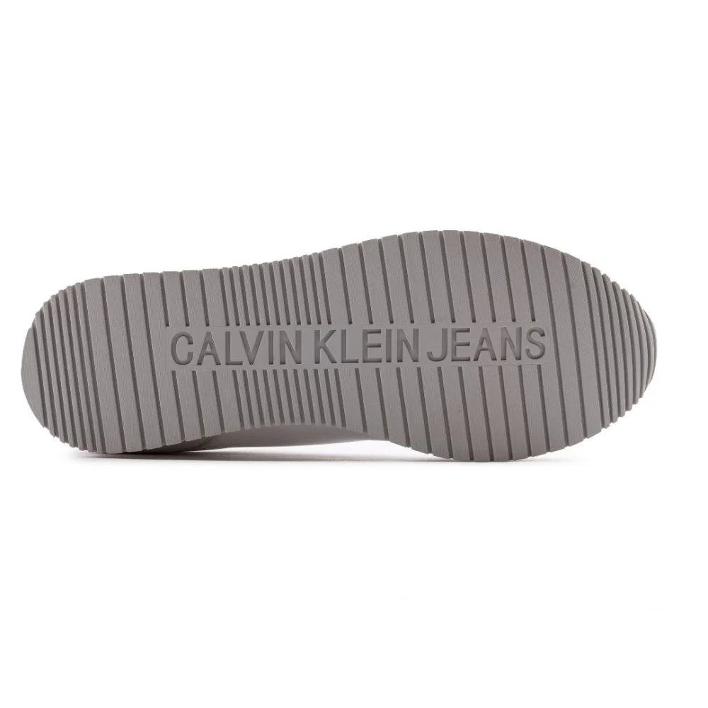 Calvin Klein Jeans Retro Runner SU-NY Mono Trainer - WHTGRYPNK - 41 / White/ Gray/ Purple