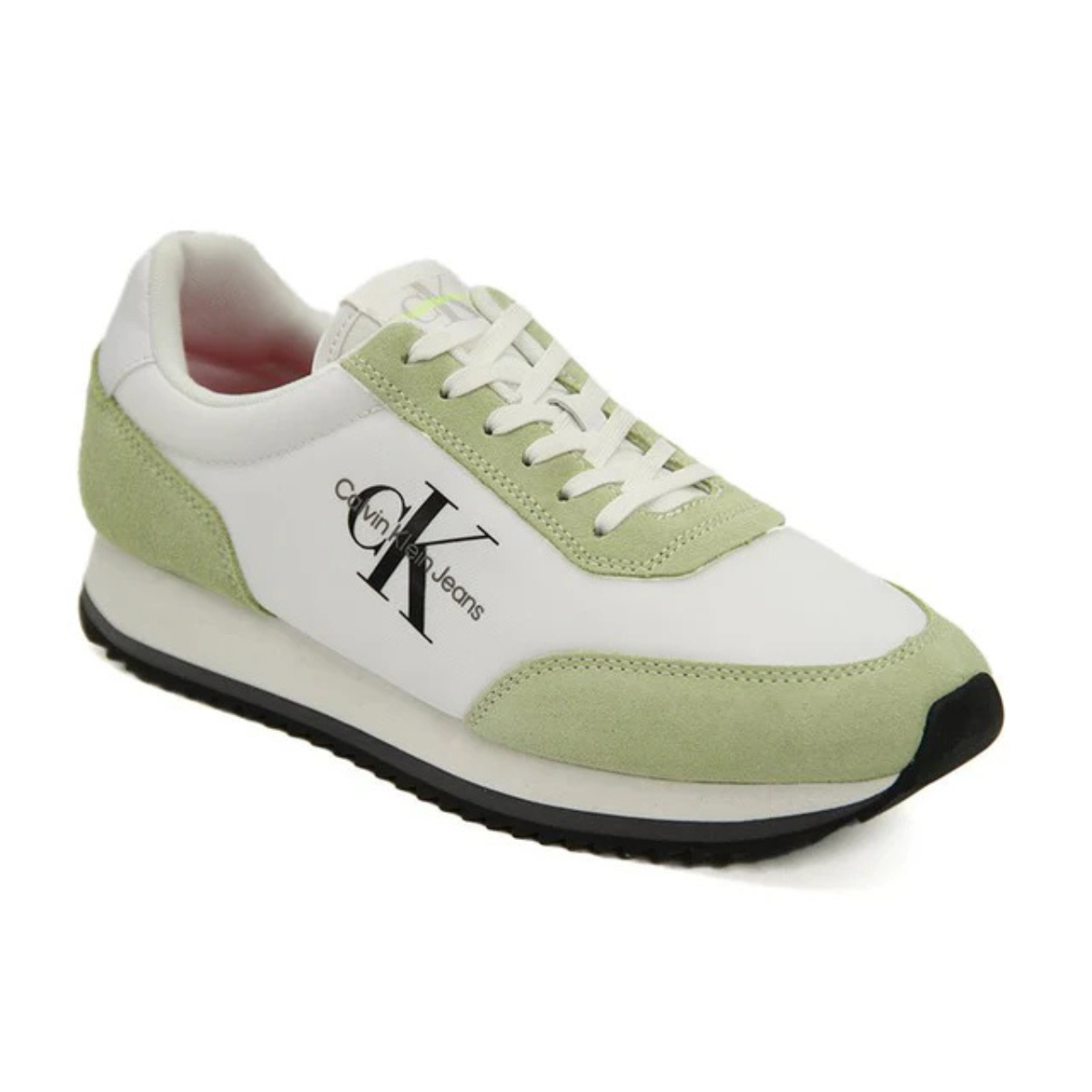 Calvin Klein Jeans Retro Runner SU-NY Mono Trainer - WHTMNT