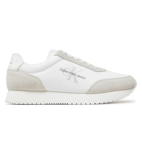 Calvin Klein Jeans Retro Runner SU-NY Mono Trainer - WHTWHT - 40 / White