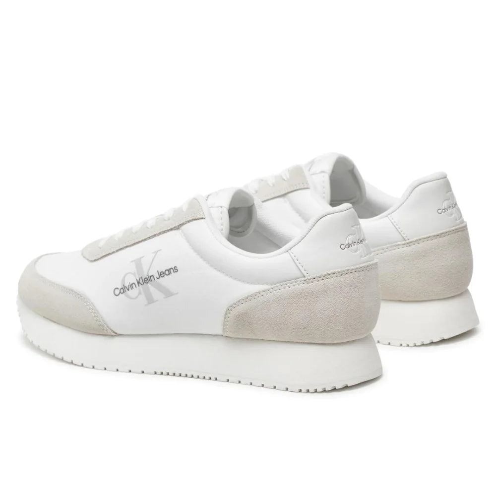 Calvin Klein Jeans Retro Runner SU-NY Mono Trainer - WHTWHT