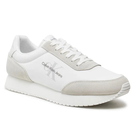 Calvin Klein Jeans Retro Runner SU-NY Mono Trainer - WHTWHT