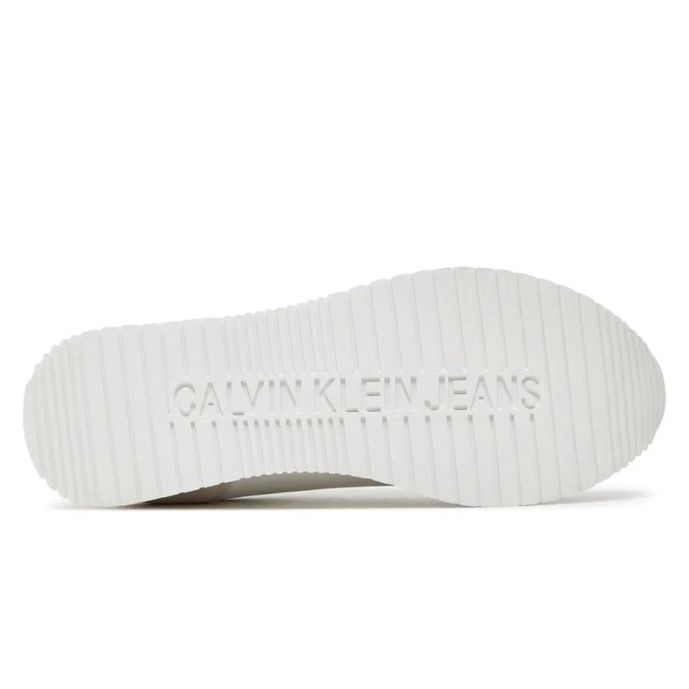 Calvin Klein Jeans Retro Runner SU-NY Mono Trainer - WHTWHT