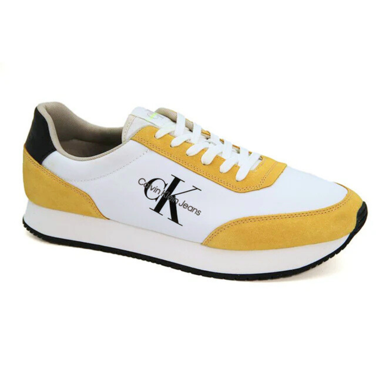 Calvin Klein Jeans Retro Runner SU-NY Mono Trainer - WHTYELBLK