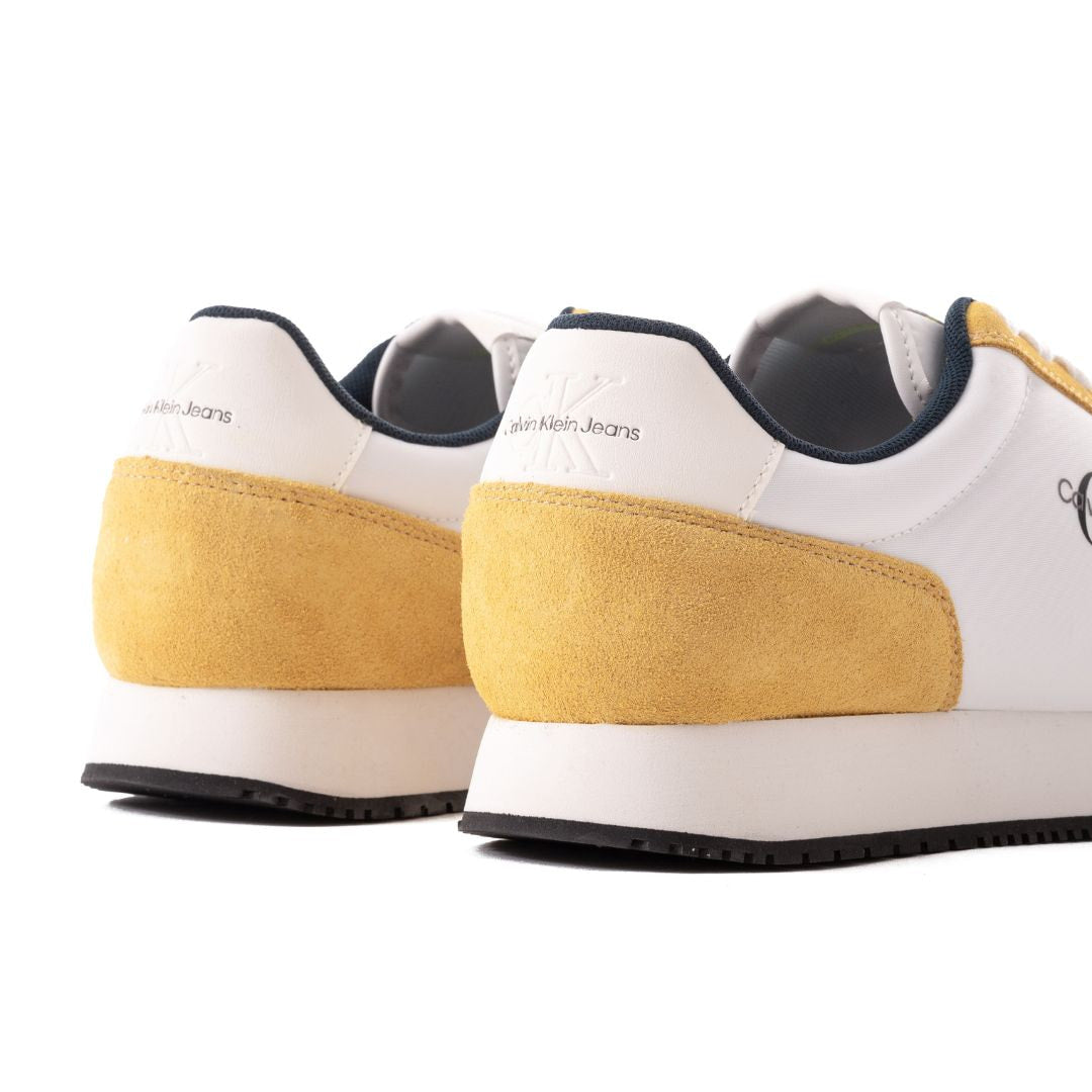 Calvin Klein Jeans Retro Runner SU-NY Mono Trainer - WHTYELBLK