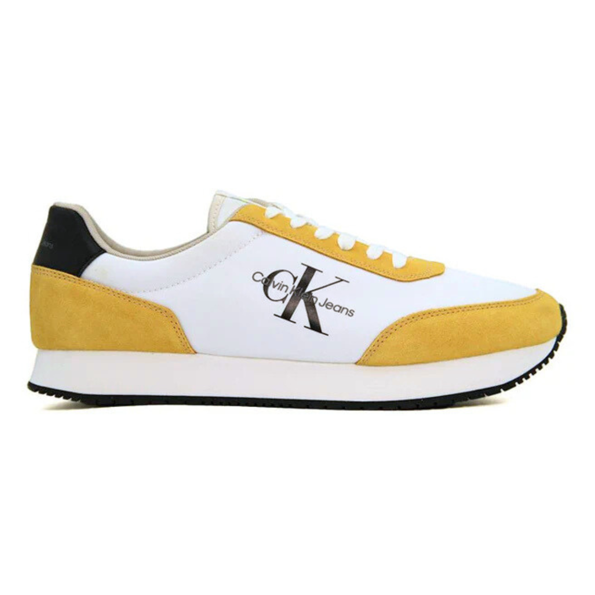 Calvin Klein Jeans Retro Runner SU-NY Mono Trainer - WHTYELBLK
