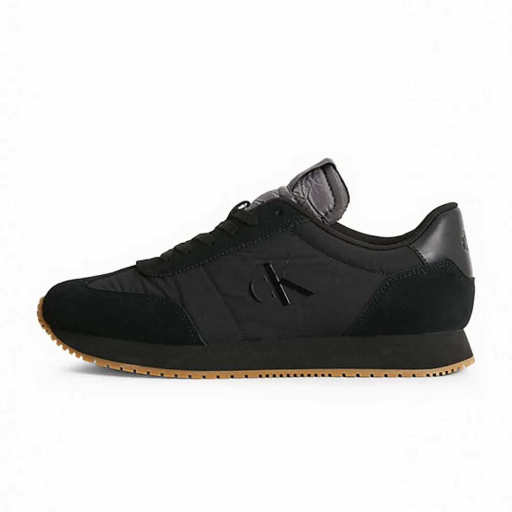 Calvin Klein Jeans Retro Runner Vintage Tongue Trainer - BLKBLK - Shoes