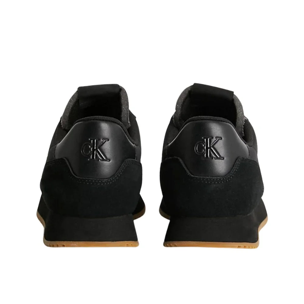 Calvin Klein Jeans Retro Runner Vintage Tongue Trainer - BLKBLK - Shoes