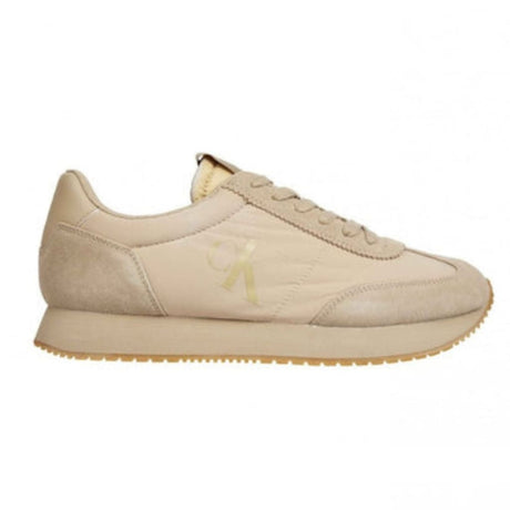 Calvin Klein Jeans Retro Runner Vintage Tongue Trainer YM0YM00671 - BEG - Shoes