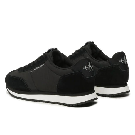 Calvin Klein Jeans Retro Runner Wingtip Mix Trainer Men - BLK Shoes