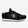 Calvin Klein Jeans Runner Sock Laceup Ny - Lth Wn YW0YW00840 - BLK - 38 / Black Shoes