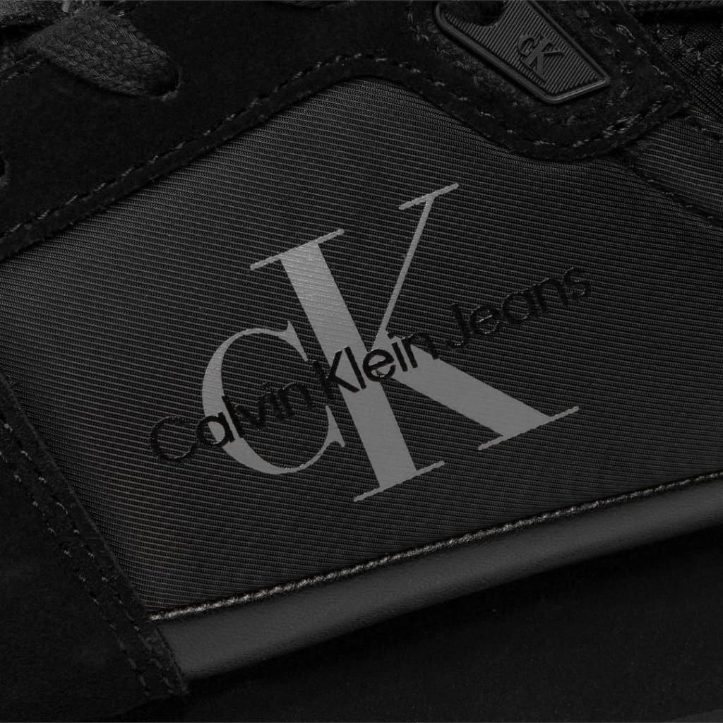 Calvin Klein Jeans Runner Sock Laceup Ny - Lth YM0YM00553 - BLKBLK - Shoes
