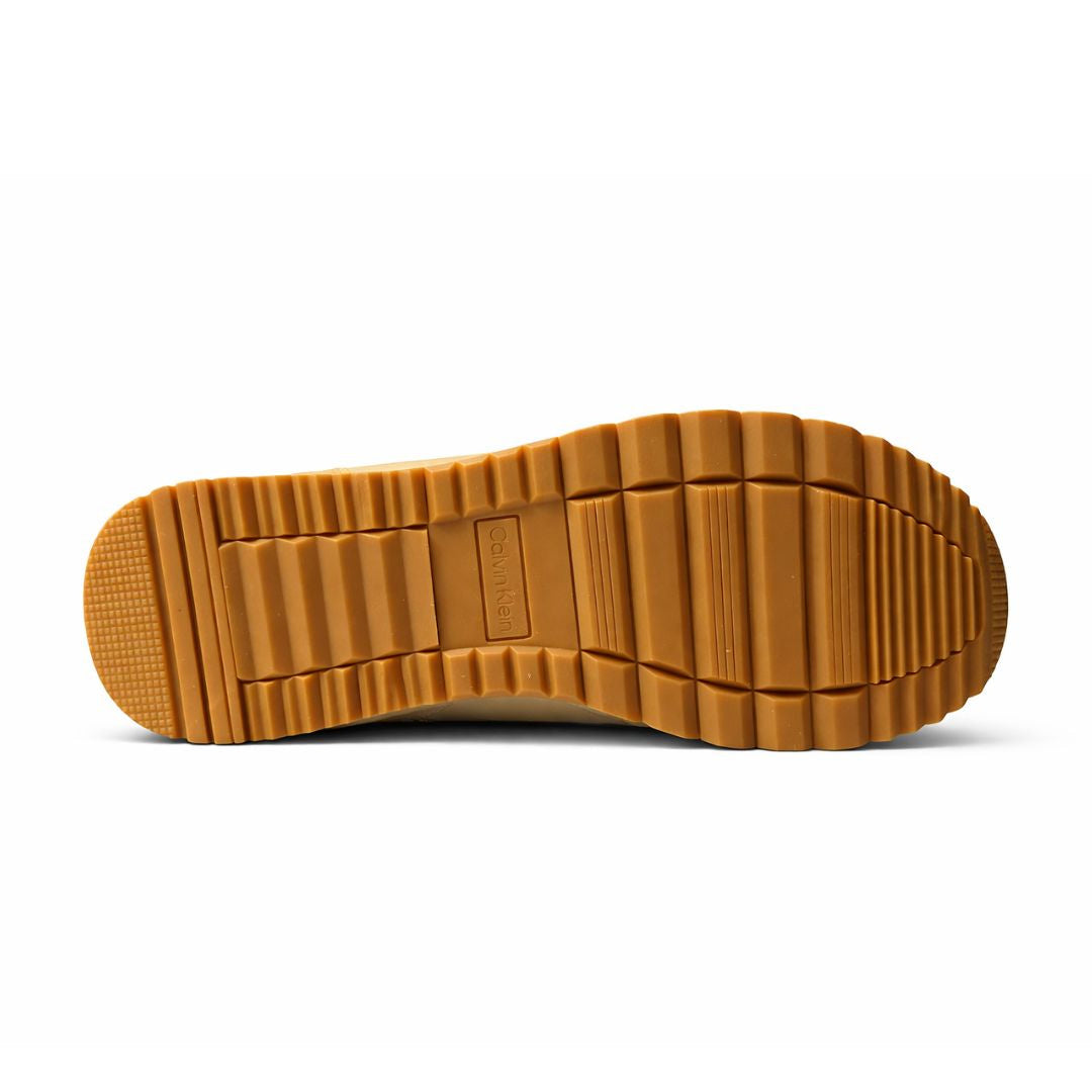 Calvin Klein Jeans Runner Sock Laceup Trainer YM0YM00553-BEGOLV