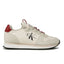 Calvin Klein Jeans Runner Sock Laceup Trainer YM0YM00553-BEGRED - 41 / Beige/ Red - Shoes