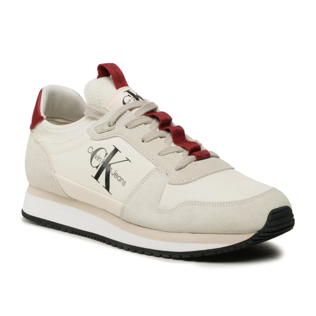 Calvin Klein Jeans Runner Sock Laceup Trainer YM0YM00553-BEGRED