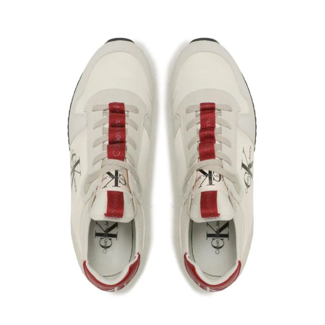 Calvin Klein Jeans Runner Sock Laceup Trainer YM0YM00553-BEGRED