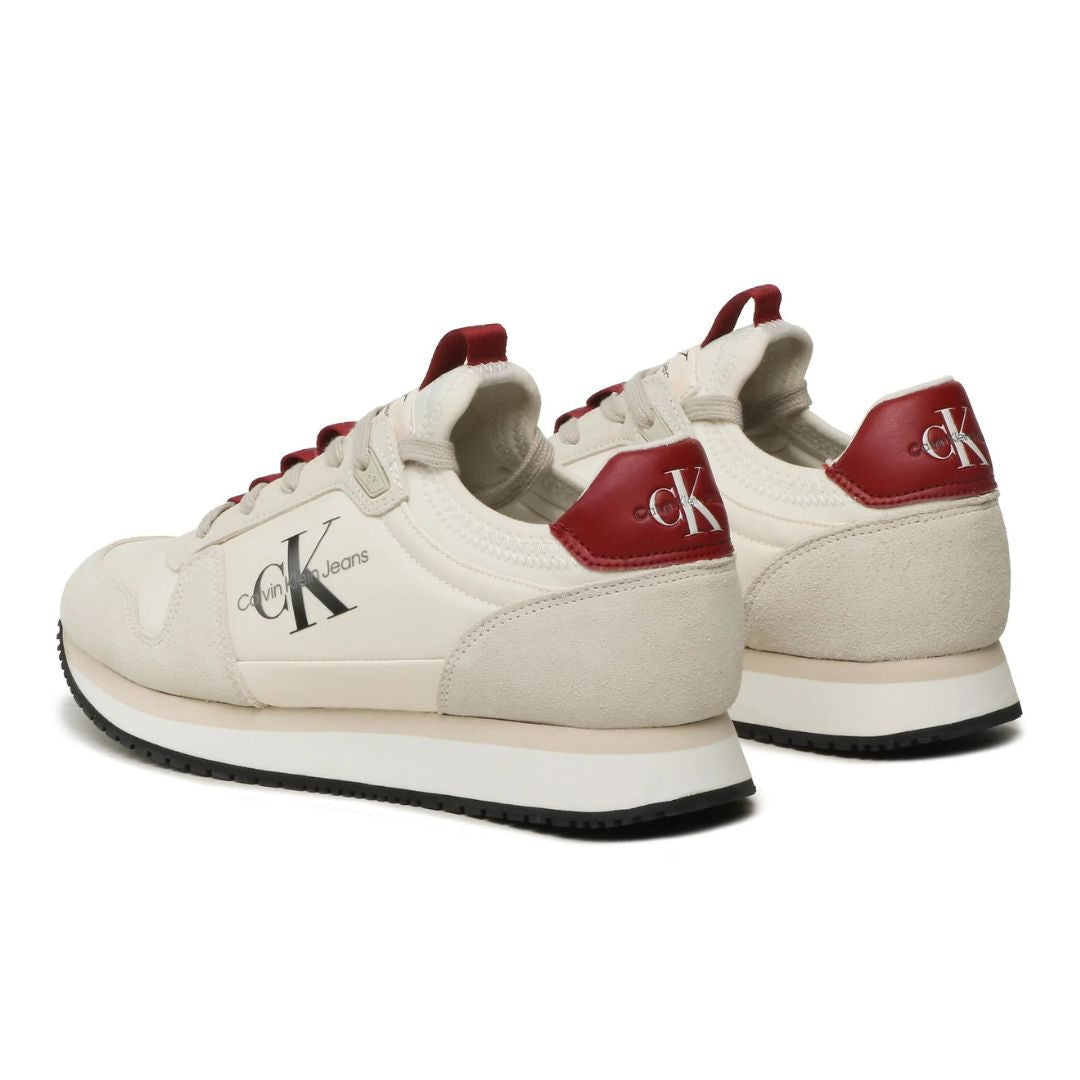 Calvin Klein Jeans Runner Sock Laceup Trainer YM0YM00553-BEGRED