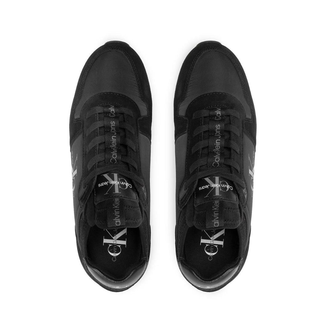 Calvin Klein Jeans Runner Sock Laceup Trainer YM0YM00553-BLKBLK