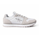 Calvin Klein Jeans Runner Sock Laceup Trainer YM0YM00553-WHTGRY - White/ Gray / 41